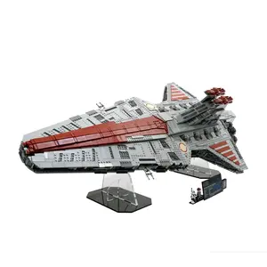 Acrylic Angled Display Stand Compatible with LEGO® 75367 UCS Venator Class Cruiser - Set Not Included
