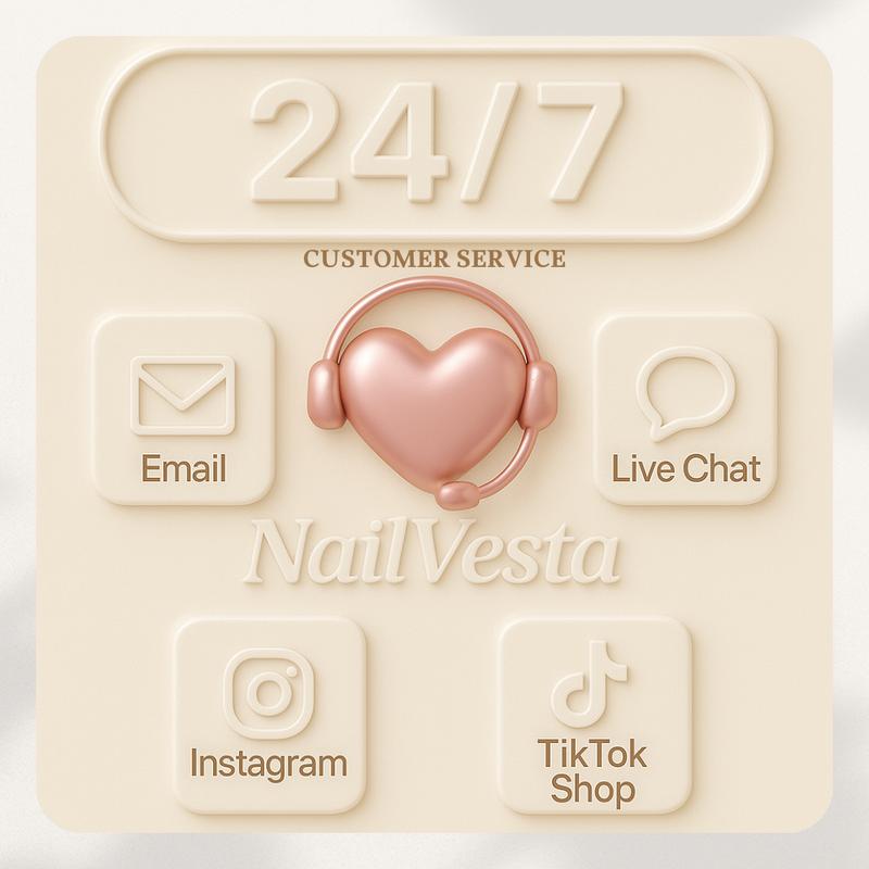 NailVesta DreamWear Collection – 100% Handcrafted 3D Press-On Nails | Reusable, Long-Lasting, Salon-Quality