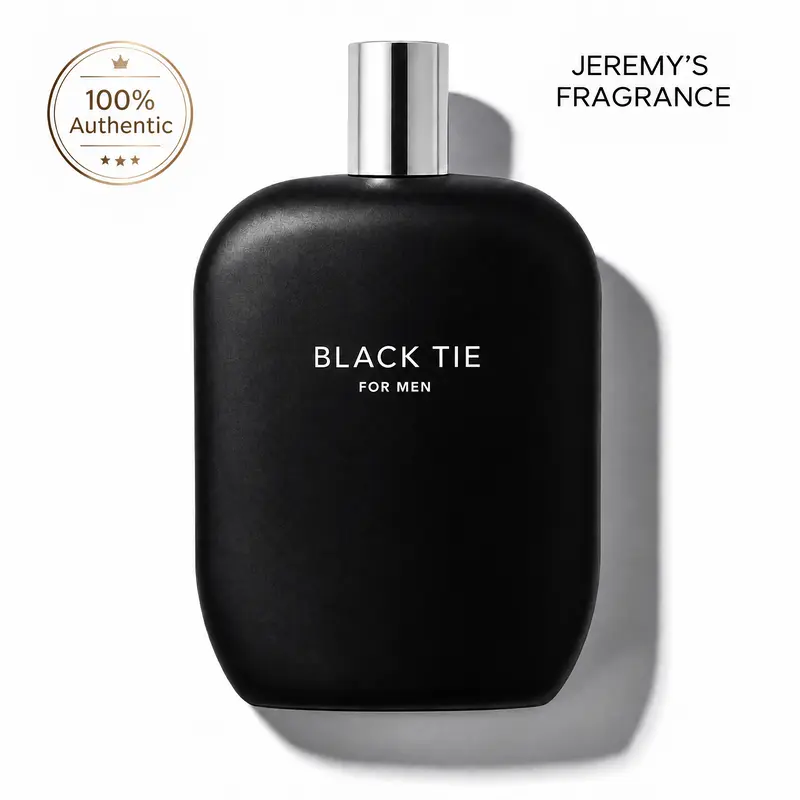 Fragrance One BLACK TIE for Men - Extrait de Parfum by Jeremy Fragrance (3.4oz / 100ml) - Bold Spicy & Citrusy Cologne for Men | Long-Lasting & Sexy Fragrance
