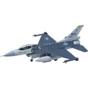 F-16C Fighter Model Metal DieCast Aircraft 1/100 Scale Detailed Replica for Collection and Gift Military Airplane