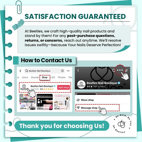 Beetles X PRESS PLUS French Tips Press on Nails Kit – 224Pcs Spring Pastel Soft Nail Gel Tips in 16 Sizes, Salon-Quality DIY Manicure in 15 Mins for Women