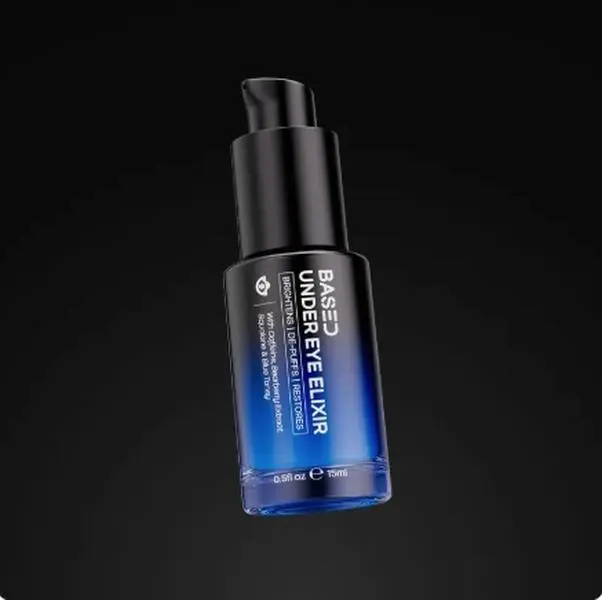 BASED Under Eye Elixir | Brightens, De-Puffs & Revitalizes Under Eyes | Simple, Effective, BASED.