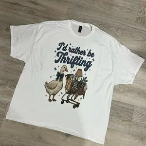 I’d Rather Be Thrifting Funny Goose Shirt