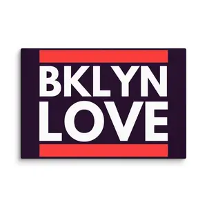 BKLYN LOVE - Gallery Wrapped Canvas Wall Art (Ready to Hang)- Various Sizes Available - FREE SHIPPING!