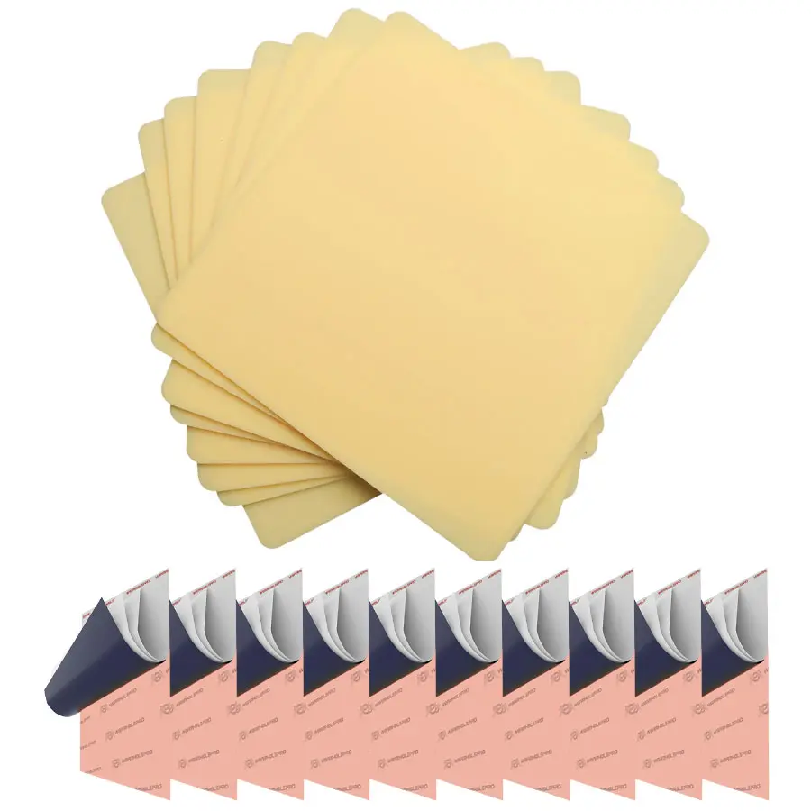 3mm Thick Durable Double-Sided Silicone Tattoo Practice Skin Sheets, Crack-Resistant Multiple Size Kits for Beginners, Realistic Feel for Tattoo Training (Summer Essentials, Deals for You Days, Summer Wins),back to school,back to school haul