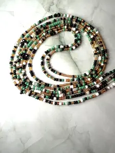 Fearless Wealth Waist Beads - Multicolor Beaded Waist Accessory for Women