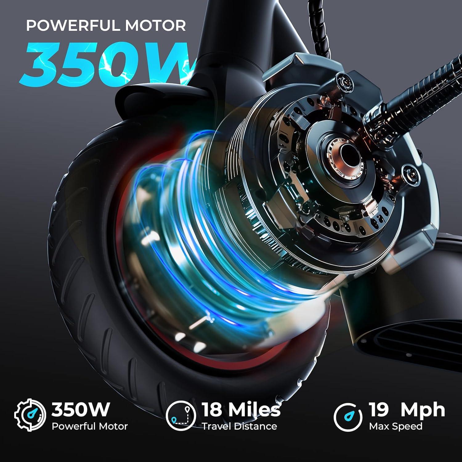 【New Year Sale】Electric Scooters for Commuting,  28MPH/21MPH Max Speed,1000W/500W/350W Motor, 37/35 Miles Max Range,  with Dual Suspensions & Braking Foldable Commuter E-Scooter for Adults/Teens SpringStatements
