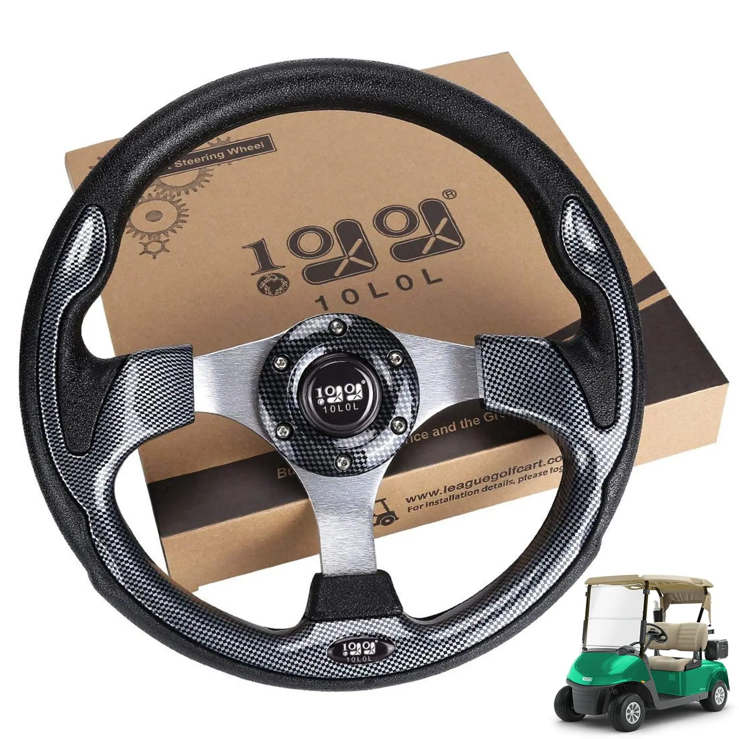 10L0L Golf Cart Steering wheel covers, Generic of Most Golf cart EZGO Club Car Yamaha