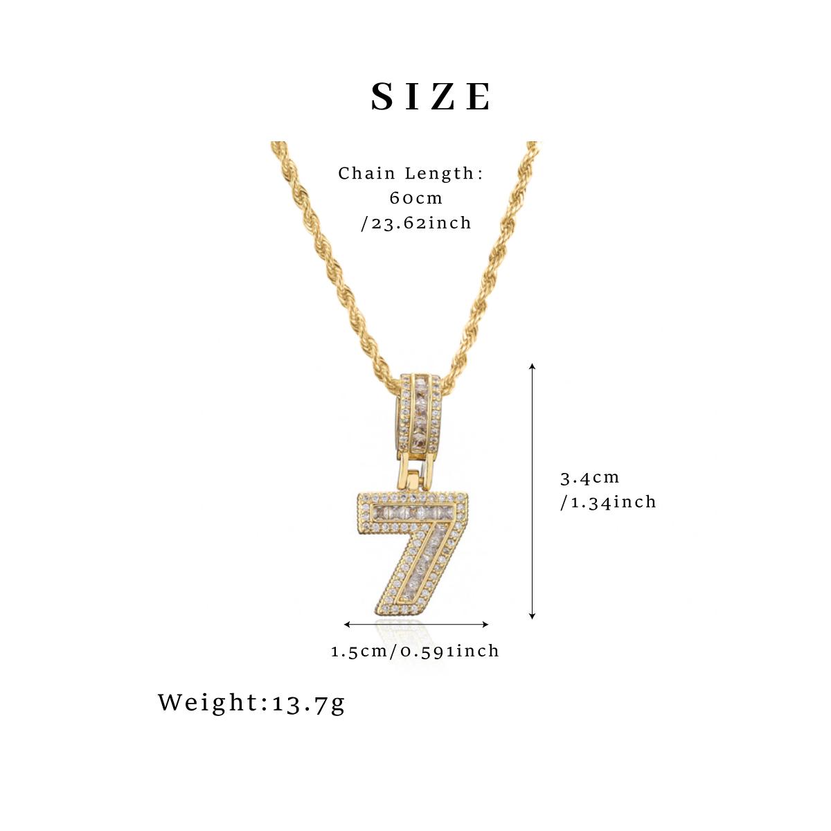 GGIRL Number Pendant Brass 18K Gold Plated 0~9 lucky Number Necklace for Men and Women - Number 0-9 Pendant 23.6 inch Chain Gift for Holiday Haul Christmas Birthdays Anniversaries GGIRL Number Pendant Brass 18K Gold Plated 0~9 lucky Number Necklace for Men and Women - Number 0-9 Pendant 23.6 inch Chain Gift for Holiday Haul Christmas Birthdays Anniversaries