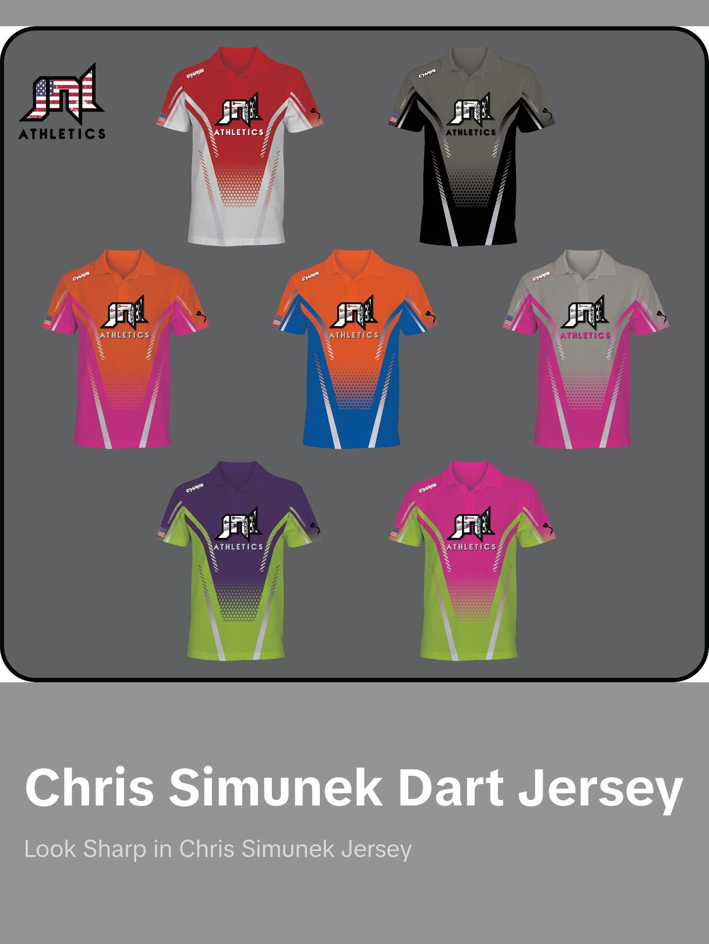 Chris Simunek Dart jersey