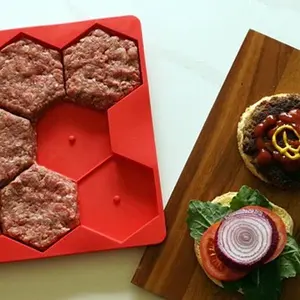 Shape+Store Burger Master 8-in-1 Burger Press and Freezer Container - BPA Free, Dishwasher Safe, Holds 2 lbs of Meat, 8 Portions, Freezer Friendly