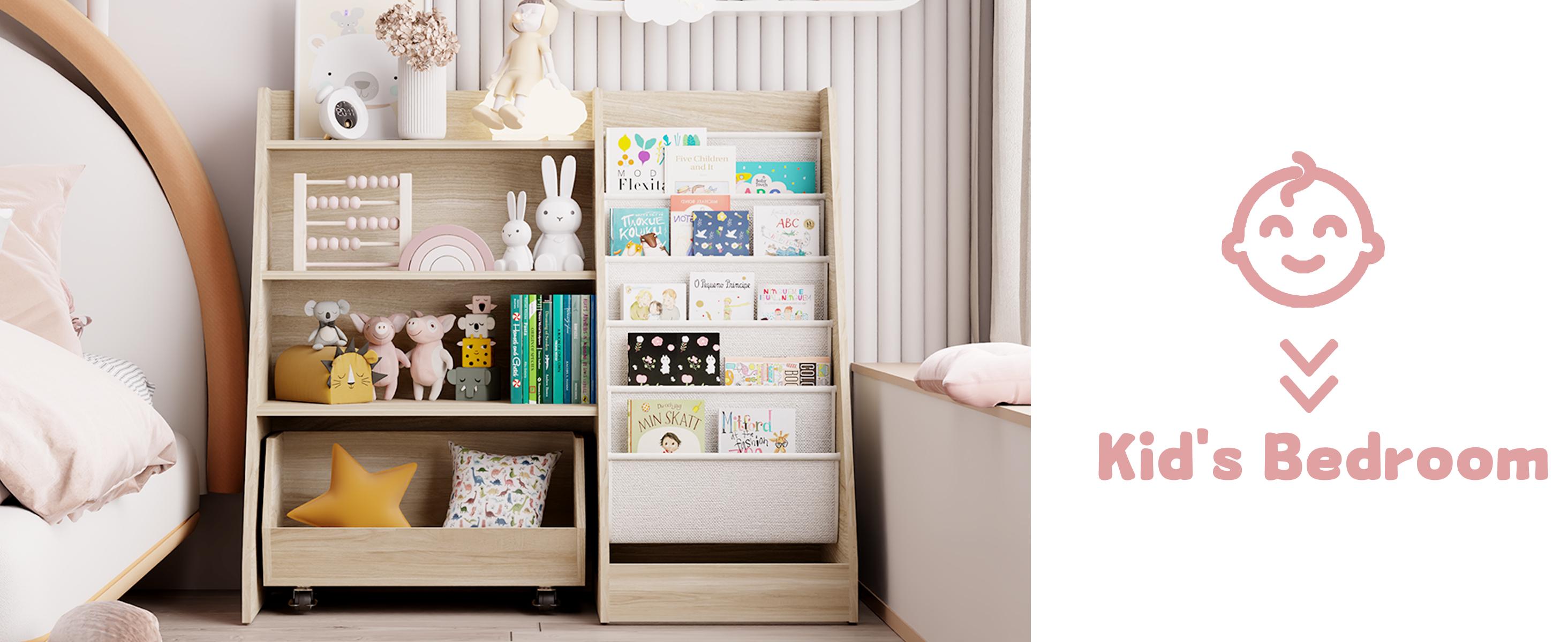 【LIVE】4-Tier Rolling Toy Storage Cabinet for Kids - 5 Layer Sling Toddler Furniture, Baby Furniture Book Rack, Organizing Nursery, Wooden Home Storage with Wheels 【LIVE】4-Tier Rolling Toy Storage Cabinet for Kids - 5 Layer Sling Toddler Furniture, Baby Furniture Book Rack, Organizing Nursery, Wooden Home Storage with Wheels