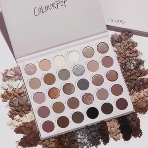 ColourPop Stone Cold Fox Cool-toned Eyeshadow Palette - 30 Pan Matte & Metallic Finish Ultra-pigmented Pressed Powder Formula
