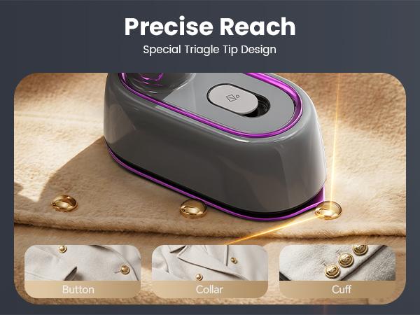 GREENYEE Travel Must-Have & Fits Carry-On |  Foldable  Iron | Powerful 2-in-1 Dry & Steam, 5s Fast Heat & 180° Rotatable