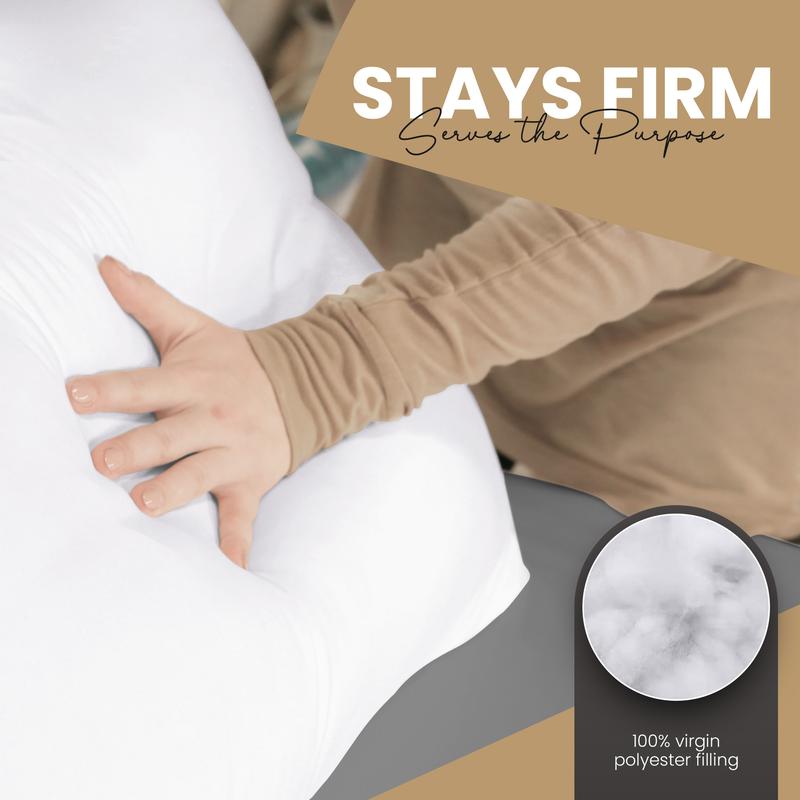Utopia Bedding Full Body Pillow for Adults - Soft & Durable Long Pillow for Side Sleepers Utopia Bedding Full Body Pillow for Adults - Soft & Durable Long Pillow for Side Sleepers