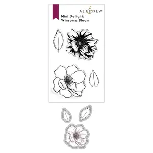 Mini Delight: Winsome Bloom Stamp & Die Set
