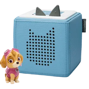 Blue Toniebox 1 Kids Audio Music Player PAW Patrol Starter Set with Skye | For Kids 3+