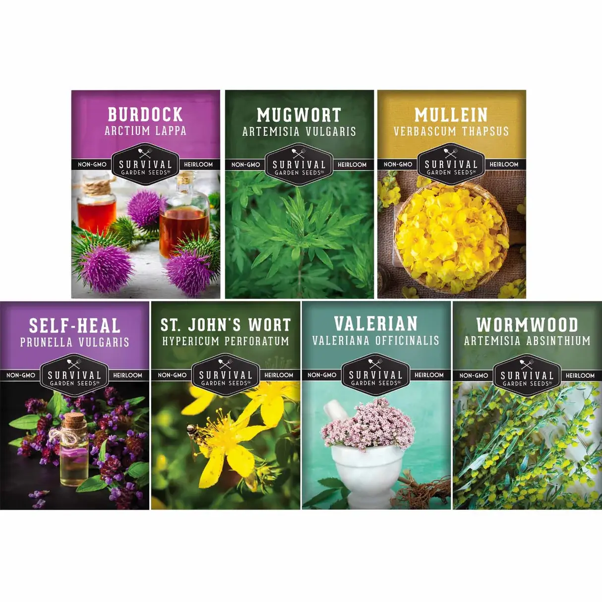 Herbalist Seed Bundle - 7 Important Medicinal Herb