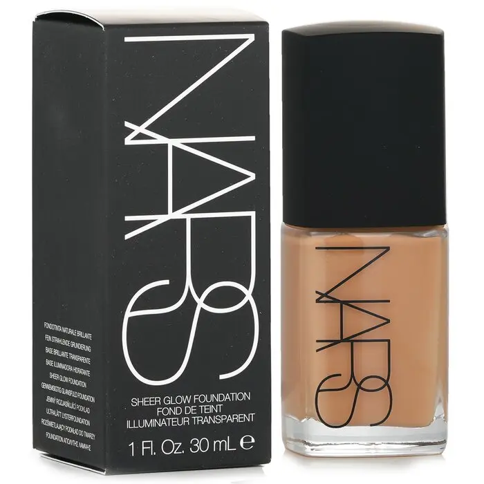 Nars Sheer Glow Cosmetic Foundation - Valencia (Medium 5), Moisturizing, Hydrating, Brightening, Buildable Coverage, Daily