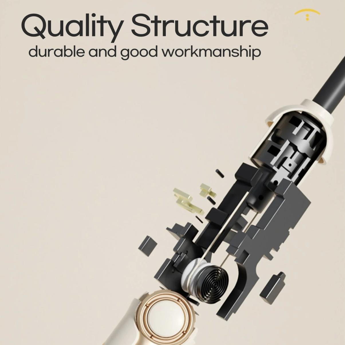 Night Light Reflection Umbrella Aluminium Case Tri-fold Reverse Design 10 Bones 280T Impact Cloth Hydrophobic Coating 470g Weight Safe for Rainy Nights - Cover