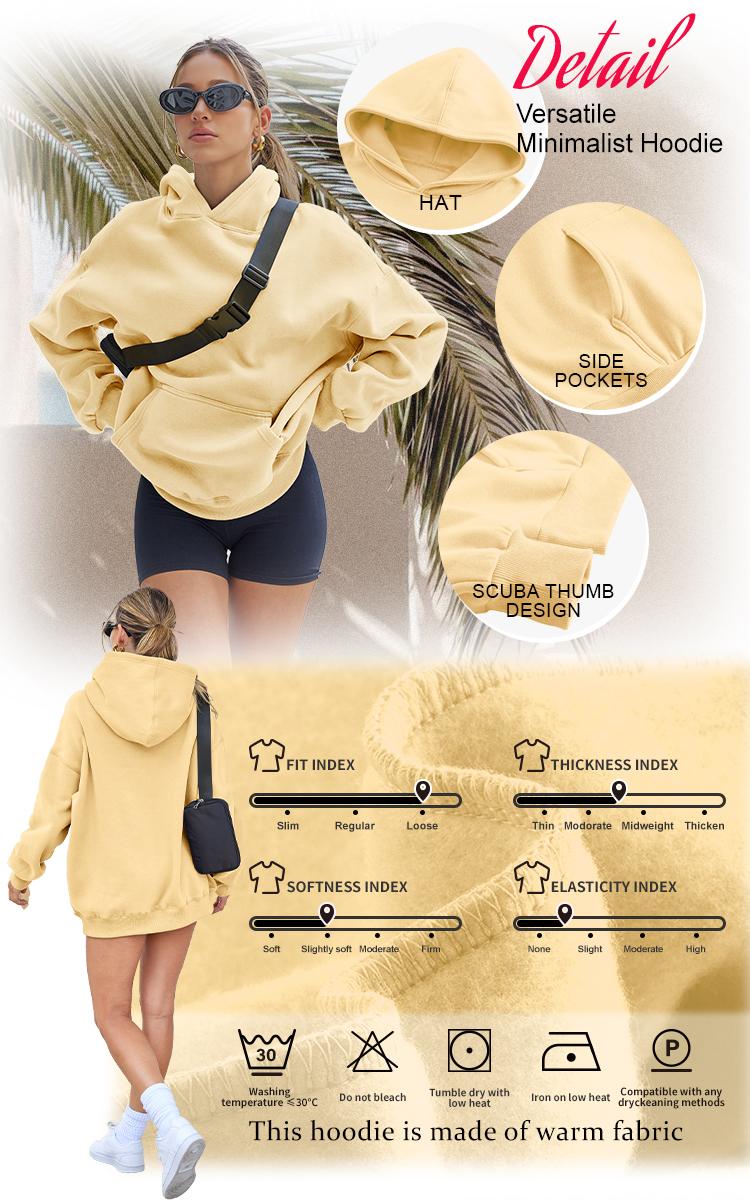 AUTOMET Women's Oversized Hoodies Pullover with Pocket, Casual Fleece Fabric, Minimalist Fall Clothes for Women Fashion Clothes AUTOMET Women's Oversized Hoodies Pullover with Pocket, Casual Fleece Fabric, Minimalist Fall Clothes for Women Fashion Clothes