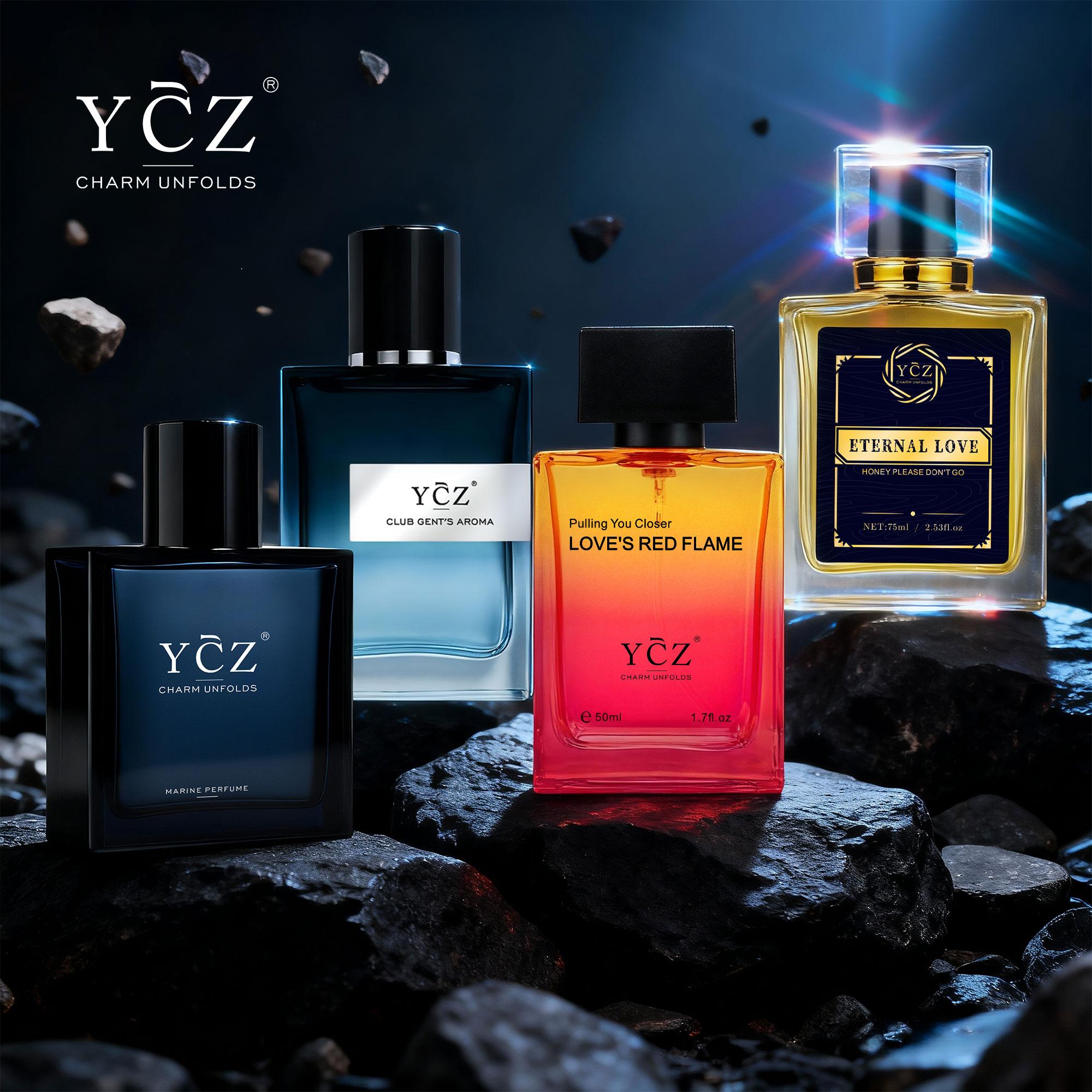 YCZ Classic Men's Fragrance Set-TikTok Viral Pick! 4-Scene Immersive Fragrance Collection - Marine, Club, Love & Carnival Edition - All-In-One Fragrance Kit for Every Moment#Summervibes