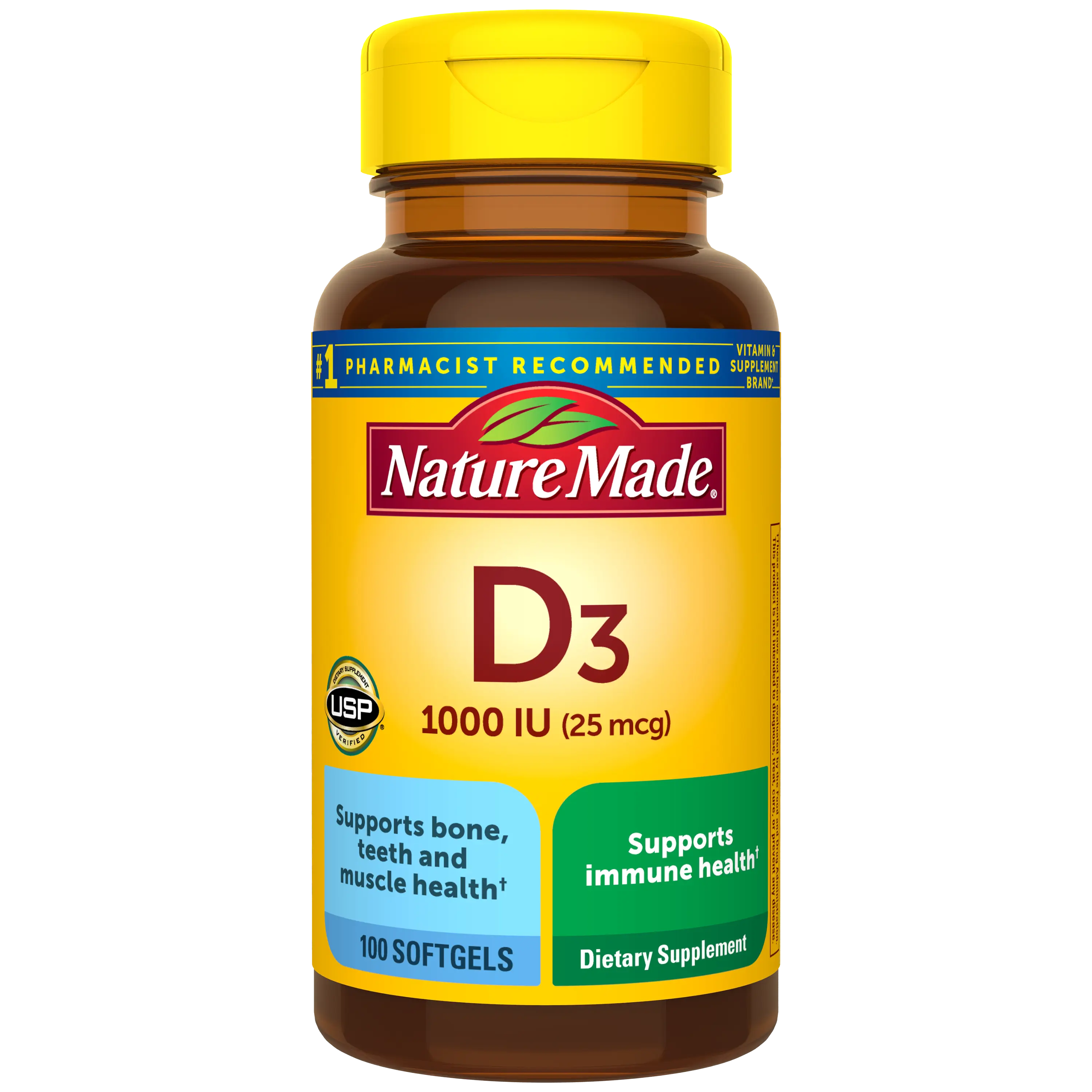 Vitamin D3 1000 IU (25 mcg) Softgels