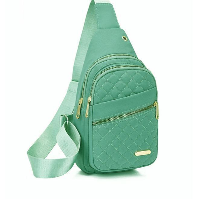 Single-shoulder Crossbody Bag, Multi-zipper Storage Small Crossbody Bag, Travel Crossbody Bag, Suitable for Both Men and Women