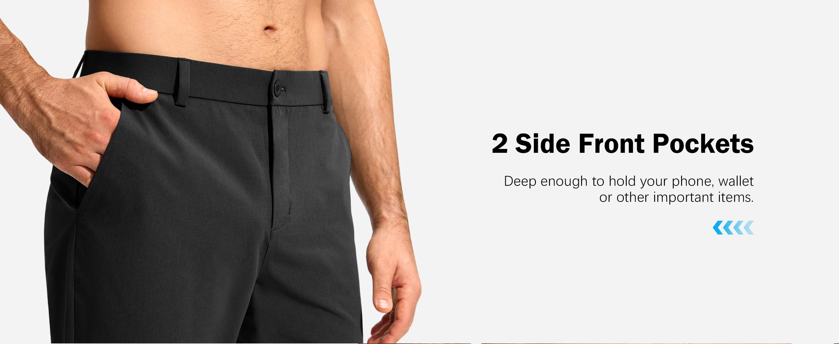 G Gradual Mens Golf Pants Stretch Straight Casual Work Pants for Men with 4 Pockets 30"/32"/34" Lightweight Quick Dry Plain Trousers for Men Business Travel Outdoor Menswear G Gradual Mens Golf Pants Stretch Straight Casual Work Pants for Men with 4 Pockets 30"/32"/34" Lightweight Quick Dry Plain Trousers for Men Business Travel Outdoor Menswear