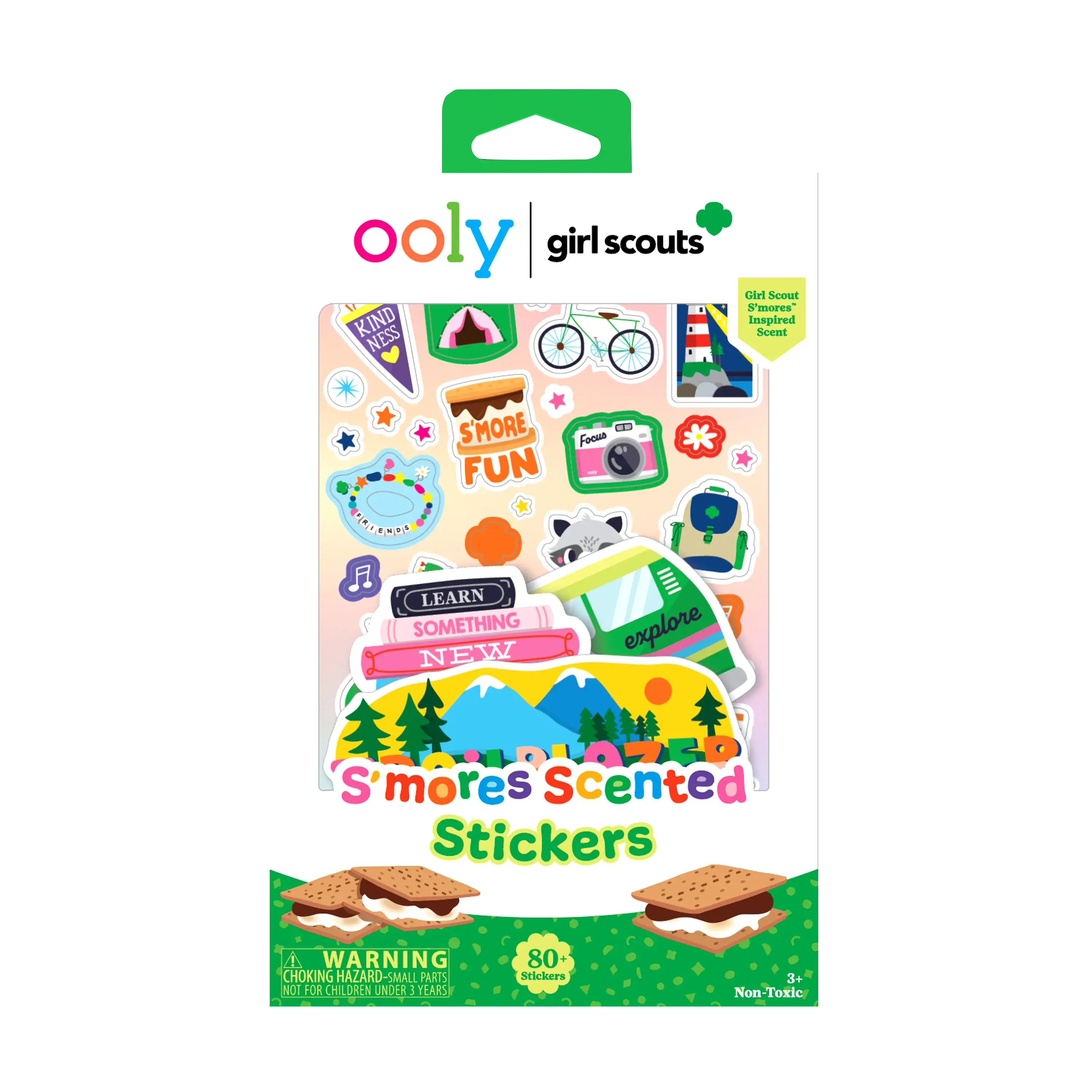 OOLY x Girl Scouts S’mores™ Scented Stickers - 80+ Stickers