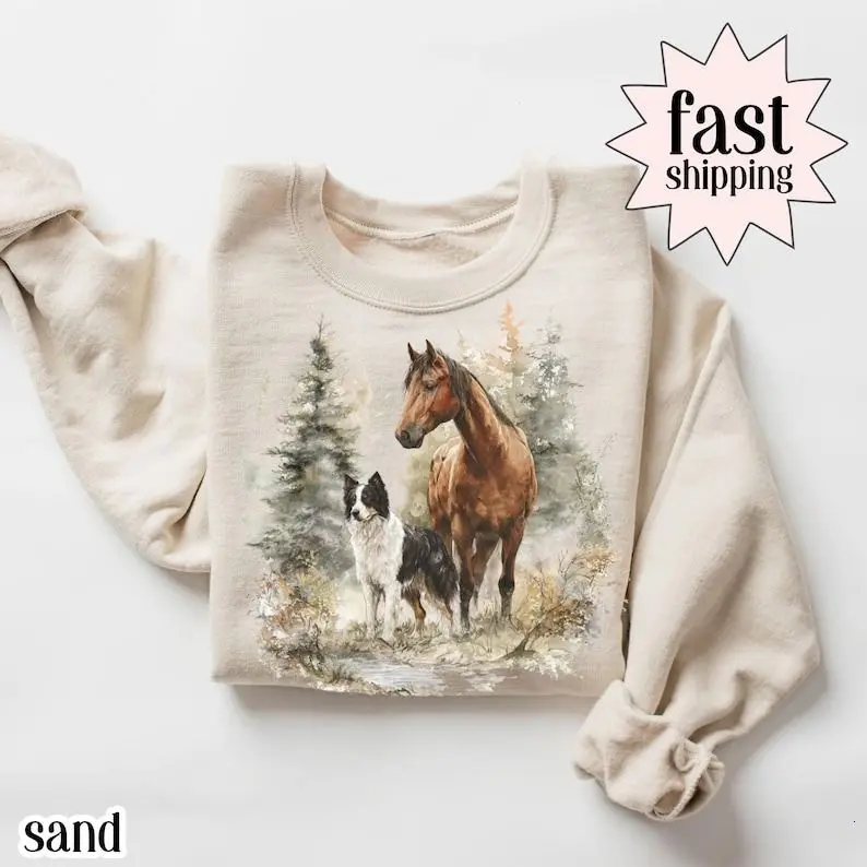 [Sale off up to 50%] Vintage Deer Sweatshirt, 90s Retro Fall Buck And Doe Deer Sweater, Americana Nostalgia Crewneck Cozy Hunter Sweatshirt, Cozy Trad Wife Gift, streetwear graphic tee