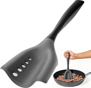 Heat-Resistant Meat Chopper & Mincing Spatula – Hamburger Grinder, Potato Masher & Multi-Functional Kitchen Tool for Ground Beef, Poultry, Vegetables & Everyday Cooking, Perfect Gift for Home Cooks, Foodies & BBQ Fans
