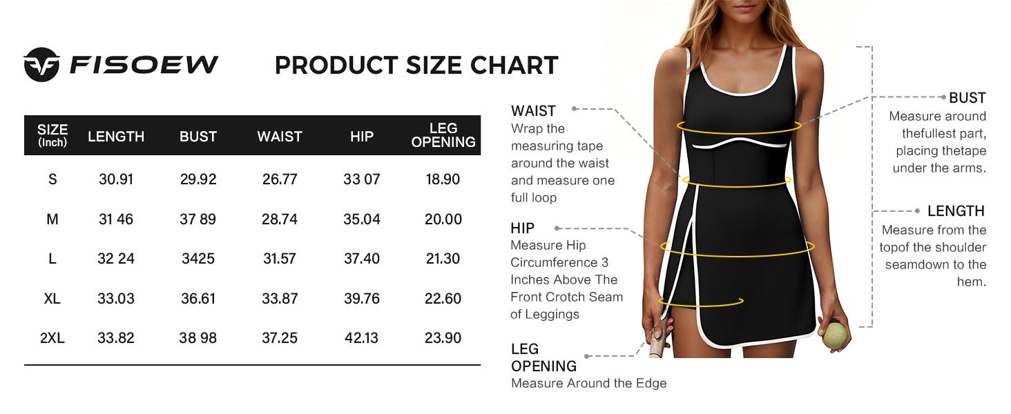 Fisoew Sports Womens Workout Tennis Dress with Built-in Bra & Shorts Pockets Sleeveless Cutout Golf Athletic Mini Dresses,Valentine's Day Gift Recommendations Workoutdress SpringStatements