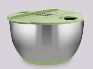 PUKOMC 5 in 1 Large Salad Spinner Dehydrator with Vegetable Chopper, Drainer, Bowl & Colander, Multifunctional Kitchen Utensils - Stainless Steel for Fruit PUKOMC 5 in 1 Large Salad Spinner Dehydrator with Vegetable Chopper, Drainer, Bowl & Colander, Multifunctional Kitchen Utensils - Stainless Steel for Fruit