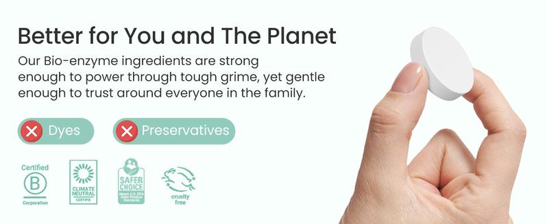 GROWNSY Detergent Washing Tablets 130 PCS for Momcozy, Baby Brezza, Papablic Bottle Washer, Compatible with All Brands Baby Bottle Washers