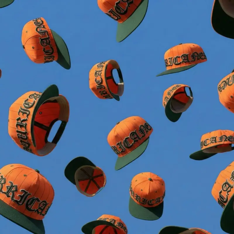 OG Orange Pinstripes  Fooley Miami Orange Pinstripe Snapback