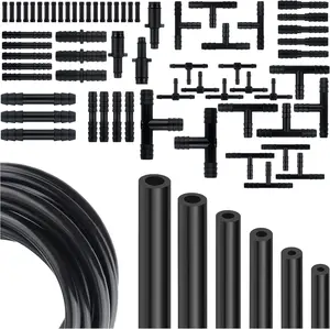 6PCS Silicone Vacuum Hoses with 64PCS Connectors for Car Vacuum Systems