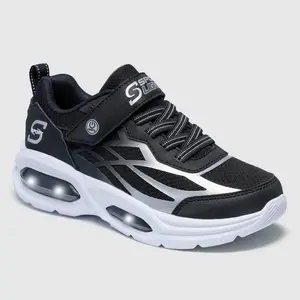 S Sport By Skechers Boys' Hudson Sneakers - Black 13