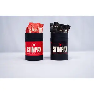 Stim Pax Preworkout Powder Sticks for Energy Needs Dry-Scoop Ready-to-Consume Formula with Balanced Energy & Great Taste