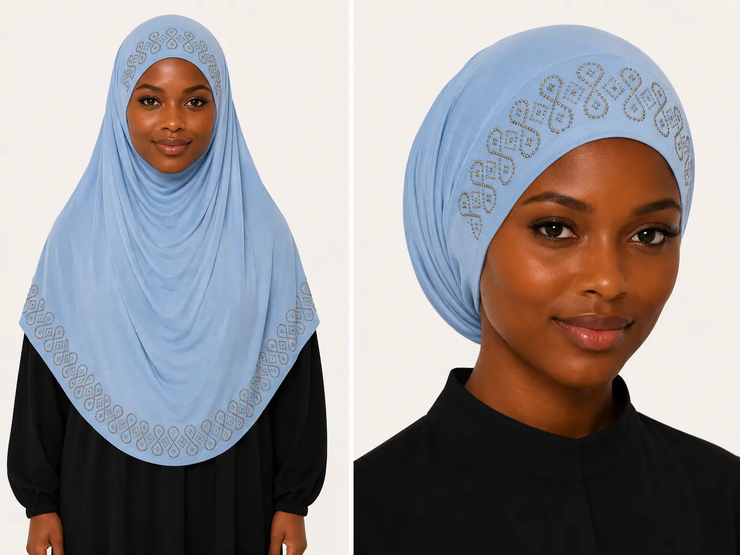 Two-Piece Fixed Hijab