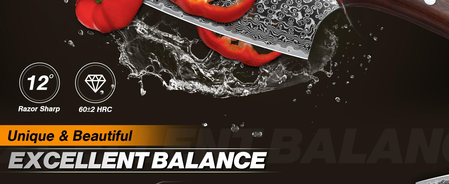 Huusk Hand Forged Meat Cleaver Knife with Sheath, Japanese Kitchen Knife for Cooking, Vegetable and Meat Cutting, Ideal for Cooking Gifts