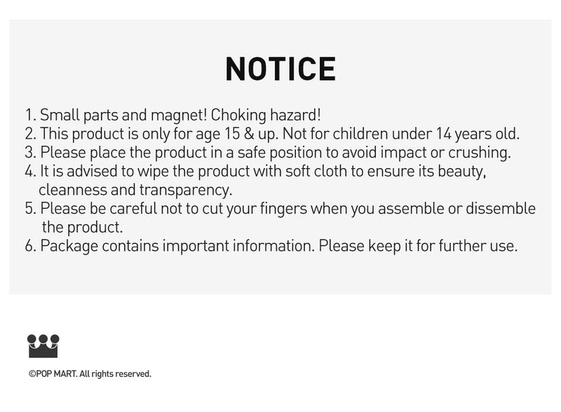 [Spanish] – POP MART – Contenedor de Exhibición Iluminado Ensamblable 400%