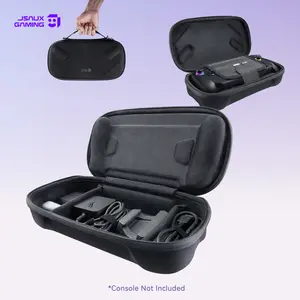 JSAUX Double-Decker Case for ROG Ally/ Ally X. Hard shell, big storage for charger & games. Perfect for travel