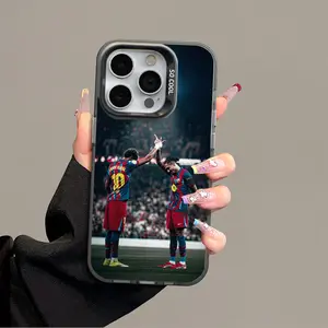 Yamal Raphinha IPhone 17 Promax Football Phone Case Anti Drop Protective Case for Iphone 16 15 14 13 12 11 SAMSUNG S25 24 23 22 Plus Acrylic Durable Case With Anti Collision