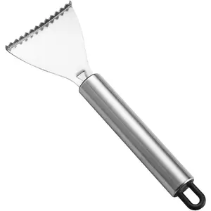 Stainless Steel Fish Scale Remover Kitchen Gadget Multifunctional Fish Scale Planer Easy Kitchen Utensil L57