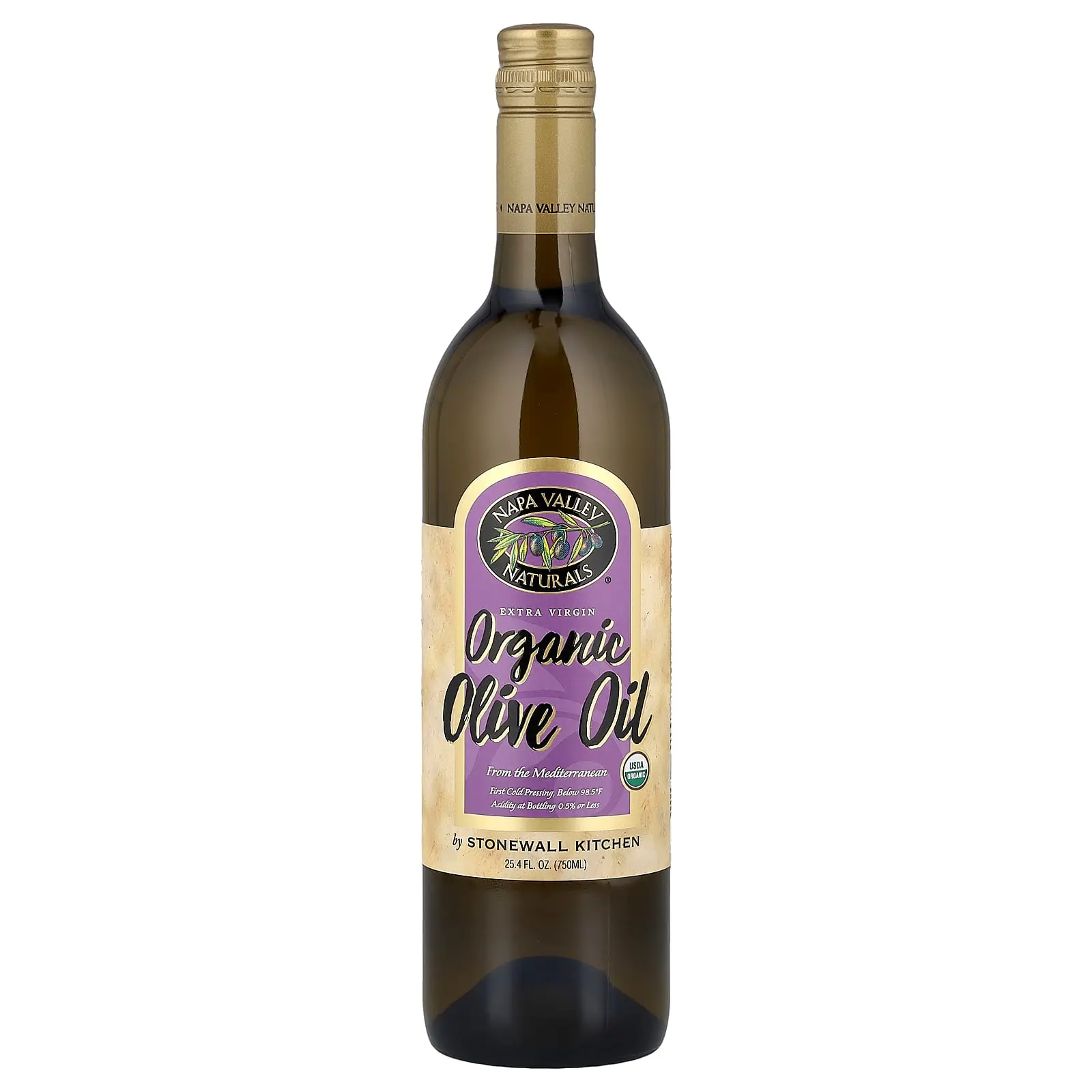 Napa Valley Naturals Organic Extra Virgin Olive Oil, 25.4 fl oz (750 ml)