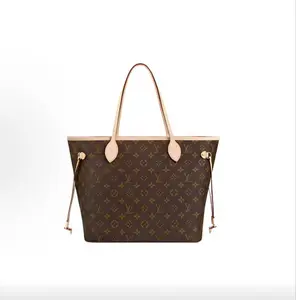 Pre-owned Louis Vuitton Modern Chip Neverfull MM Shopping Tote Shoulder Bag