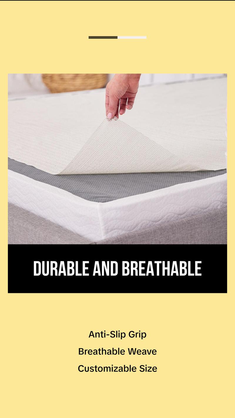 Gorilla Grip Non Slip Mattress Gripper, Prevents Mattresses from Sliding and Holds Bed in Place, Pad Grips Beds, Sofa, Couch, Chair Cushions and Helps Keep Topper from Slipping, Easy Trim Pads Gorilla Grip Non Slip Mattress Gripper, Prevents Mattresses from Sliding and Holds Bed in Place, Pad Grips Beds, Sofa, Couch, Chair Cushions and Helps Keep Topper from Slipping, Easy Trim Pads