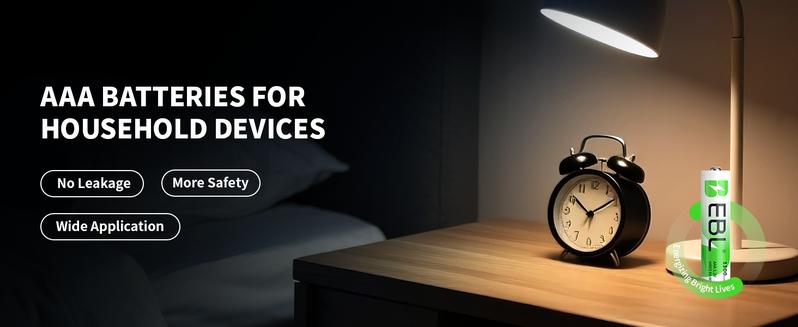 EBL AAA Ni-MH Rechargeable Batteries 1100mAh