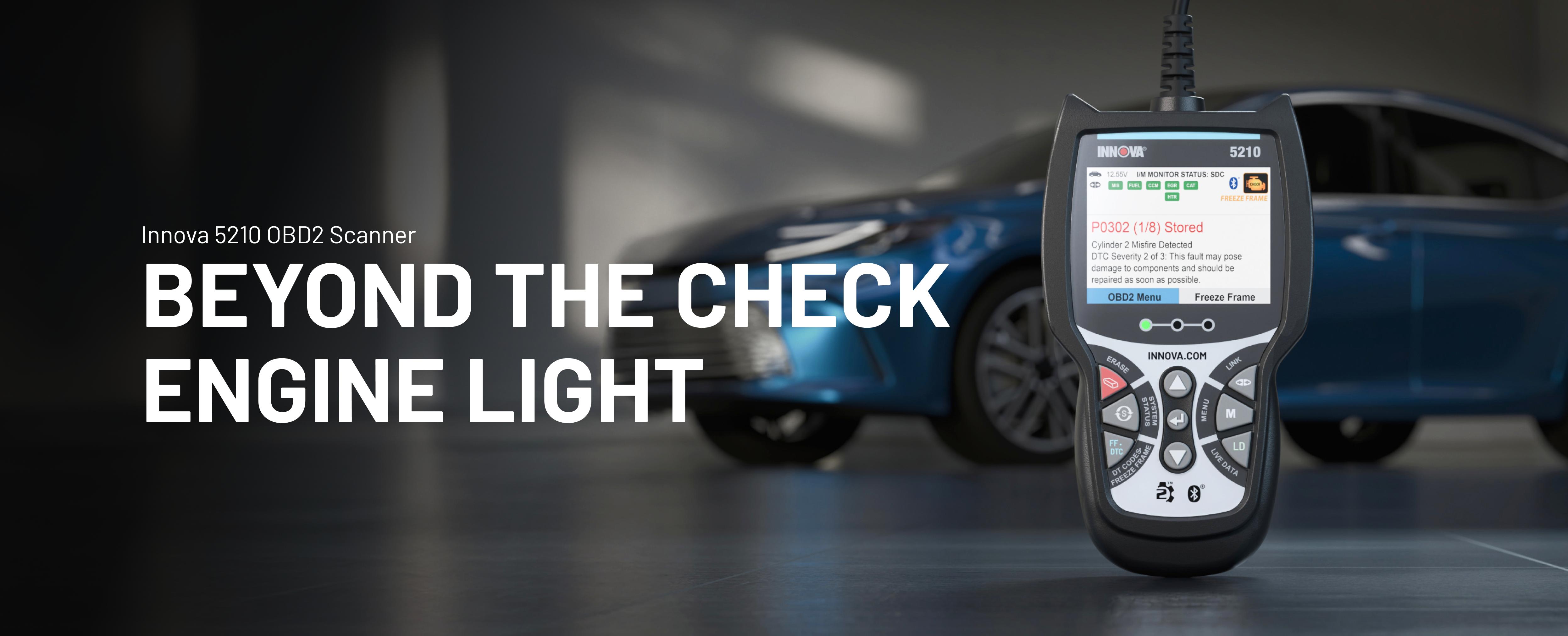 INNOVA 5210 OBD2 Diagnostic Tool - Live Data, System Scans, Smog Check Readiness, Automotive, Reader, Codes (Tester, Car, Vehicle)